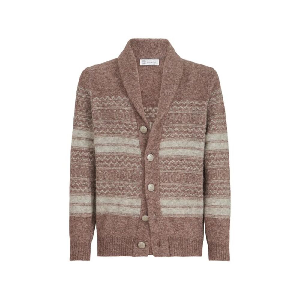 Brunello Cucinelli Brown Sweaters & Knitwear - Cardigans Men